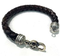 Bracciale Manuel Bozzi Uomo in Argento BRACCIALE UOMO_MARRONE - BRACCIALE UOMO_MARRONE